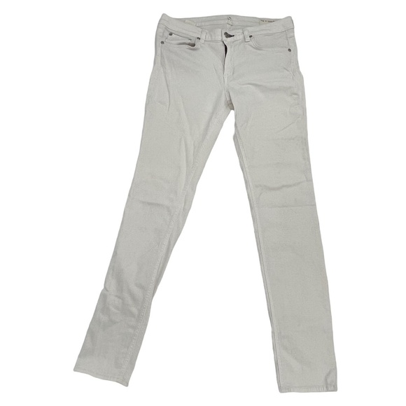 rag & bone Bright White Skinny Jeans Size 31 Women's - Picture 1 of 8